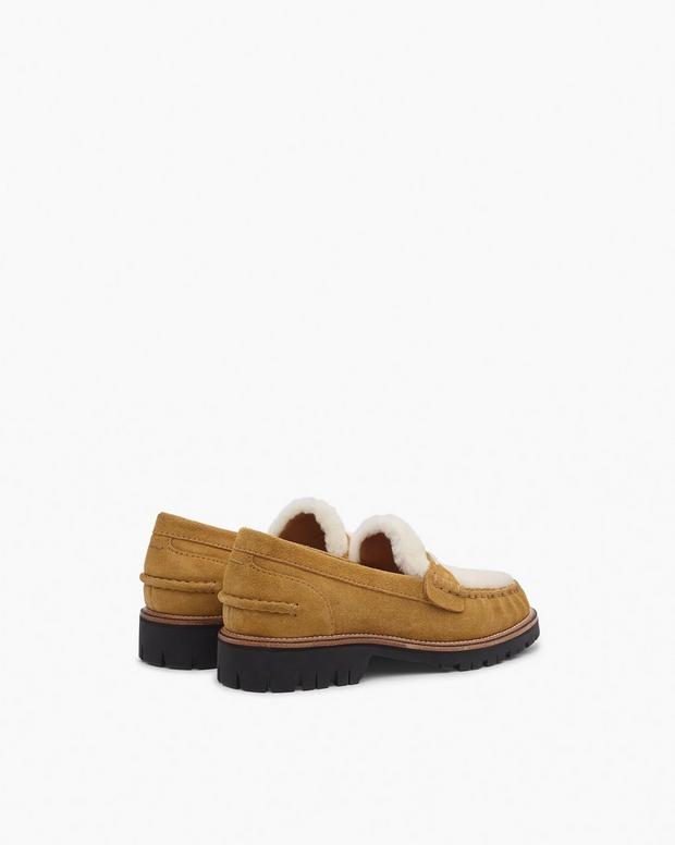 Rag & Bone Corey Suede Shearling Loafers