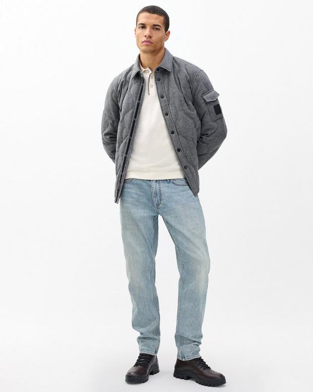 Rag & Bone Crawford Wool-Cashmere Knit Polo