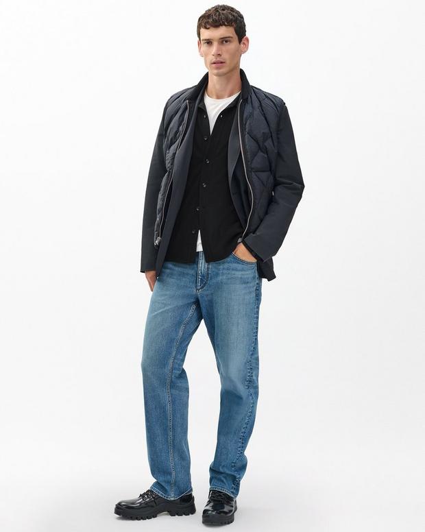 Rag & Bone Crawford Wool-Cashmere Knit Shirt