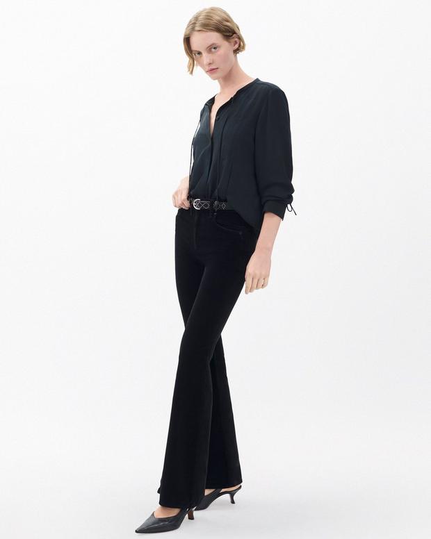 rag & bone Dahlia Flare Velvet Pants