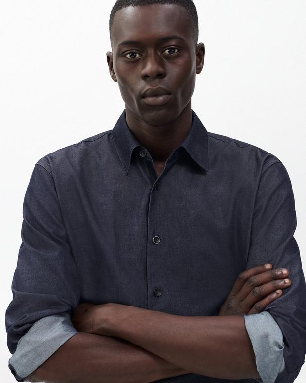 rag & bone Dalton Japanese Denim Shirt