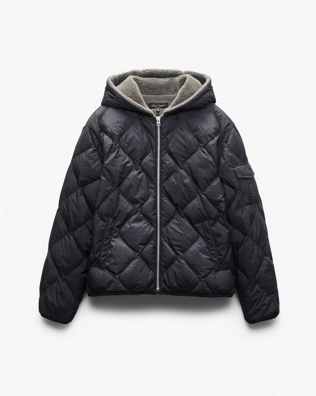 Rag & Bone Dane Quilted Hooded Jacket