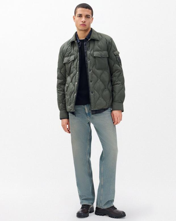 Rag & Bone Dane Quilted Shirt Jacket