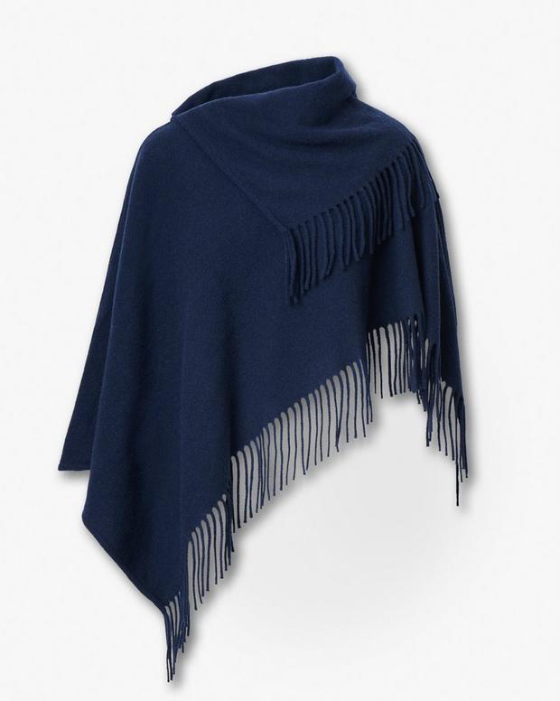 Rag & Bone Darcey Italian Wool Cowl Poncho
