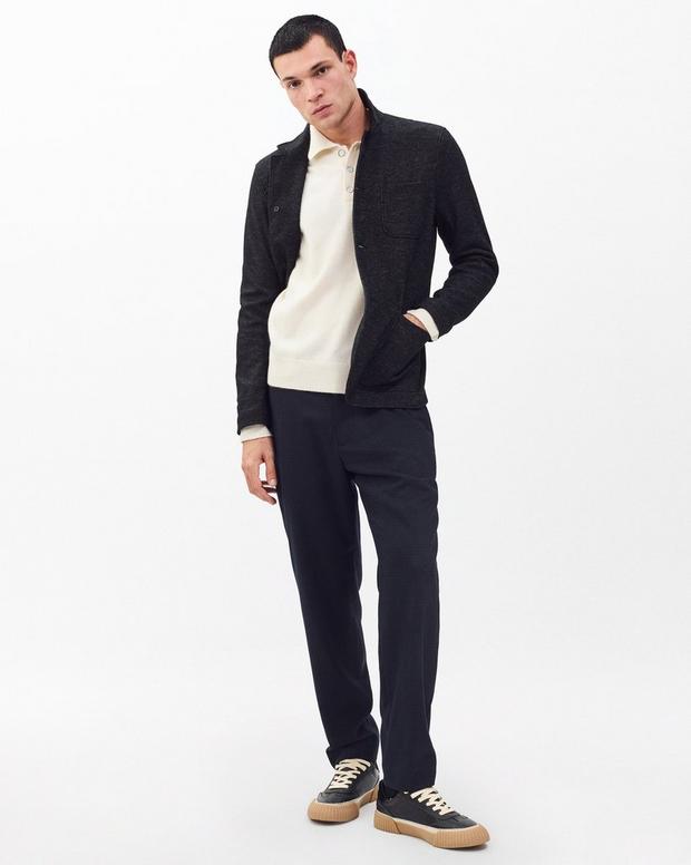 Rag & Bone Declan Cashmere Polo Sweater