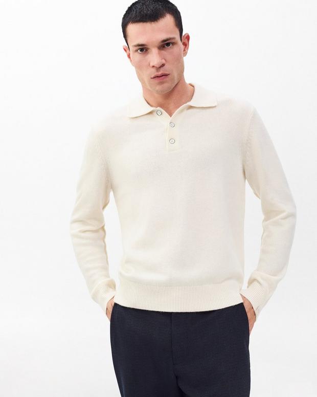 rag & bone Declan Cashmere Polo Sweater
