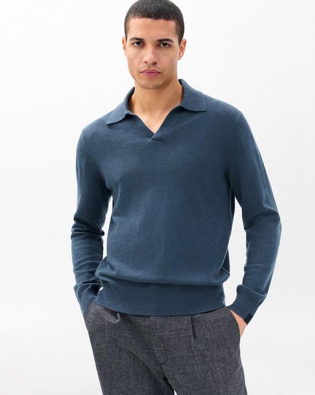 Rag & Bone Downing Cashmere Polo