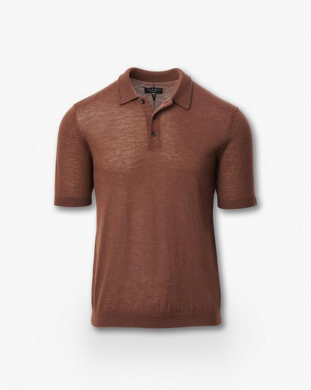 Rag & Bone Downing Lightweight Cashmere Polo