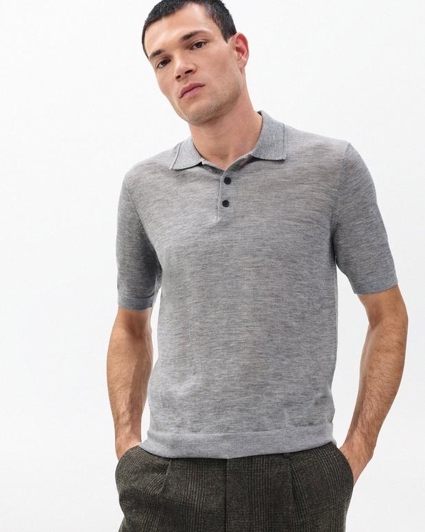 rag & bone Downing Lightweight Cashmere Polo