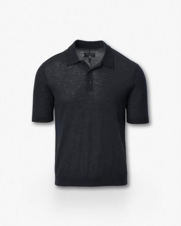 Rag & Bone Downing Lightweight Cashmere Polo
