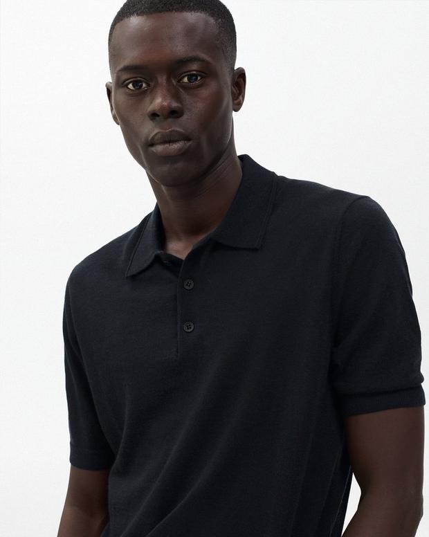 Rag & Bone Downing Lightweight Cashmere Polo