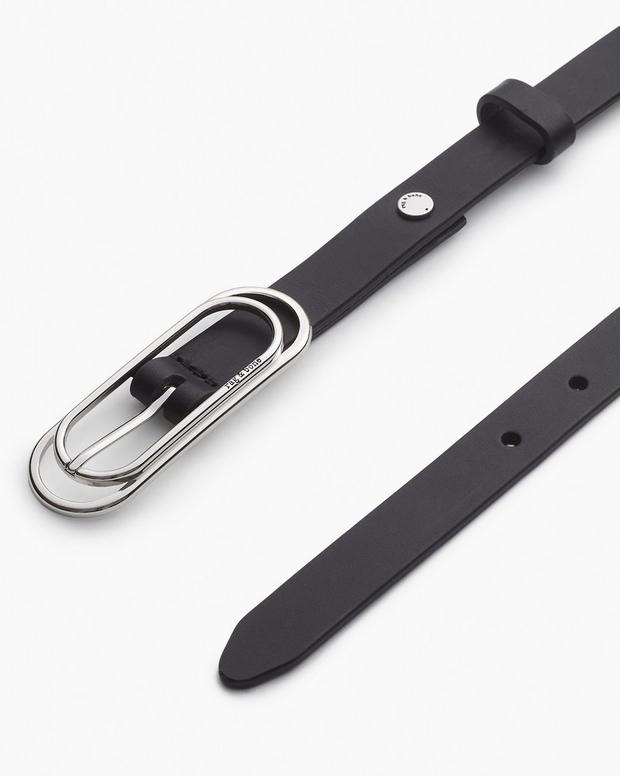 Rag & Bone Duo Rounded Rebound Leather Belt
