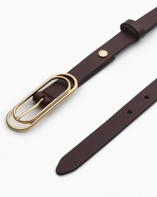 Rag & Bone Duo Rounded Rebound Leather Belt