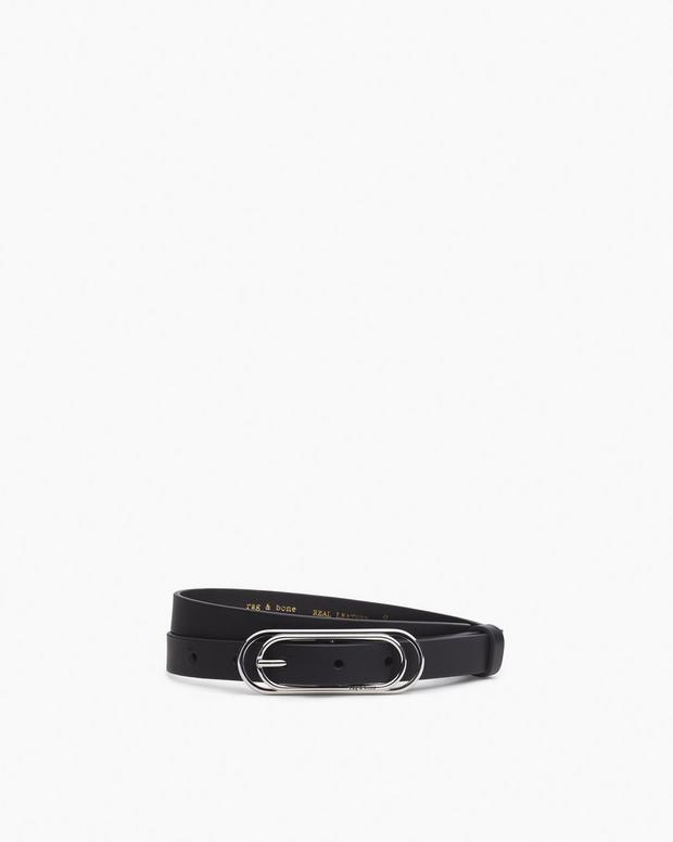 rag & bone Duo Rounded Rebound Leather Belt