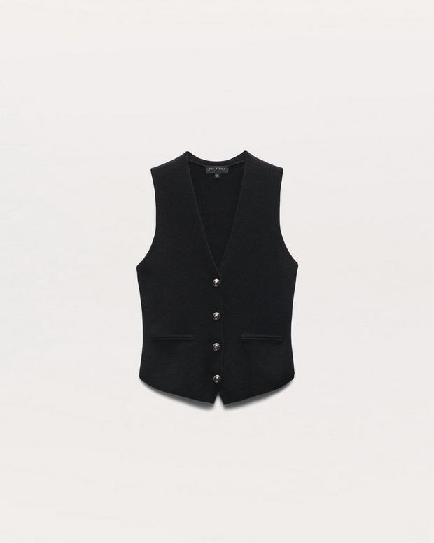 Rag & Bone Ella Merino Wool-Blend Sweater Vest