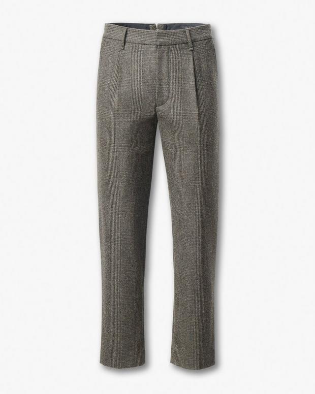 Rag & Bone Evan British Plaid Wool Trousers