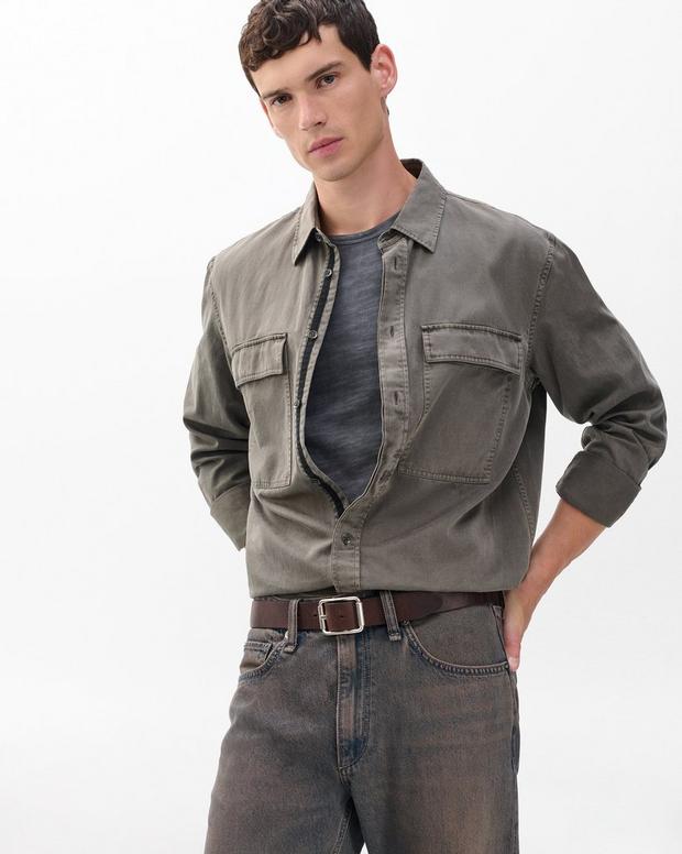 Rag & Bone Evan Leather Belt