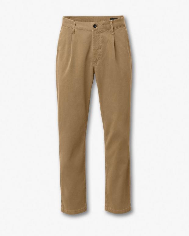 Rag & Bone Evan Pleated Stretch Twill Chinos