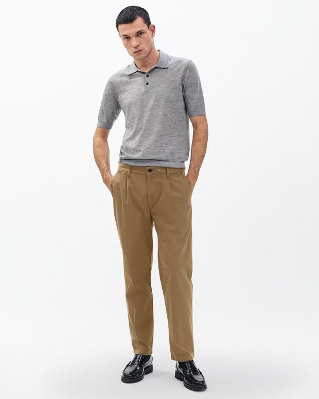 Rag & Bone Evan Pleated Stretch Twill Chinos