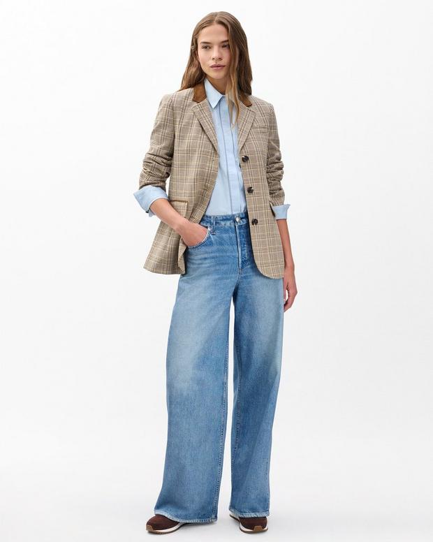 Rag & Bone Evia Plaid Blazer