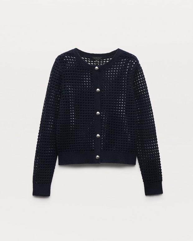 Rag & Bone Ezra Open-Knit Cardigan