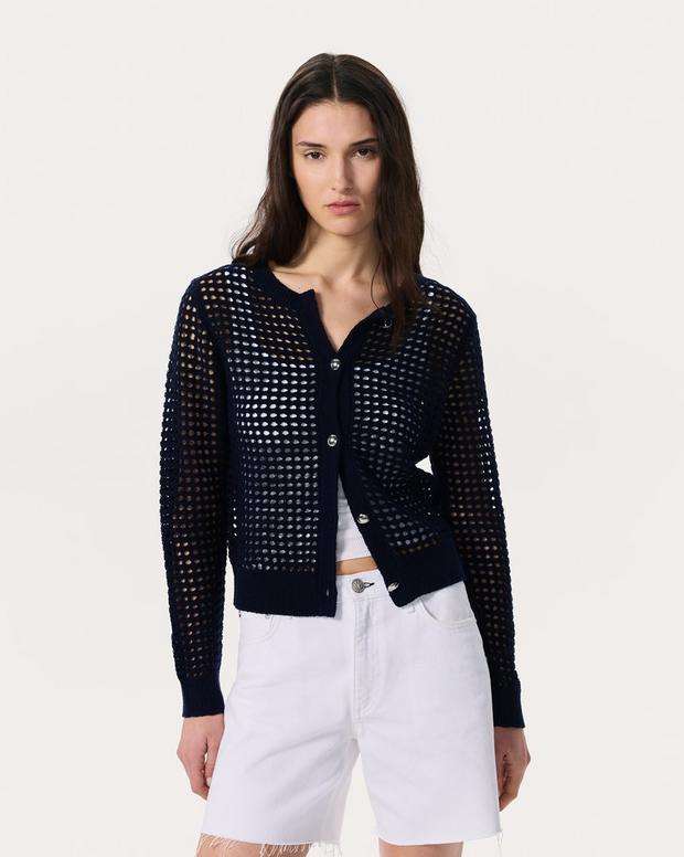 rag & bone Ezra Open-Knit Cardigan