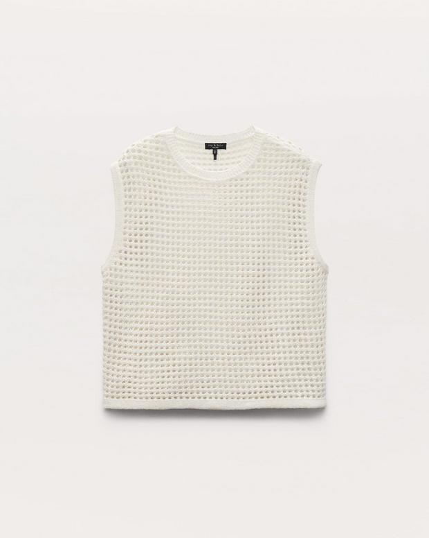 Rag & Bone Ezra Open-Knit Vest