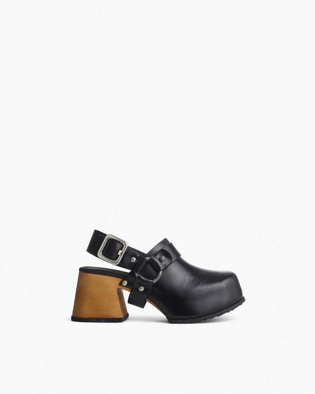 rag & bone Farrah Leather Harness Clogs