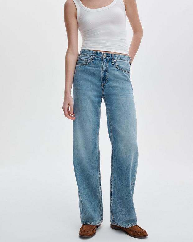 Rag & Bone Featherweight Logan Wide-Leg Jean