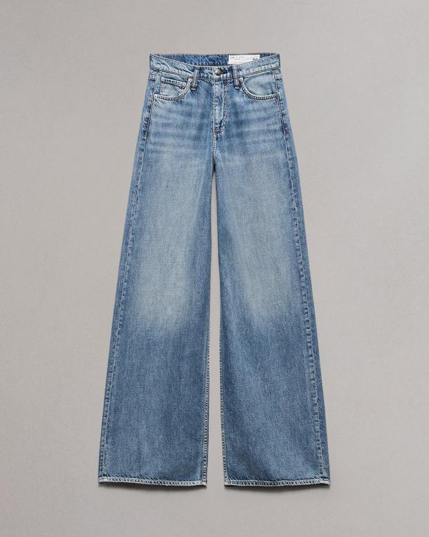 Rag & Bone Featherweight Sofie Wide-Leg Jean