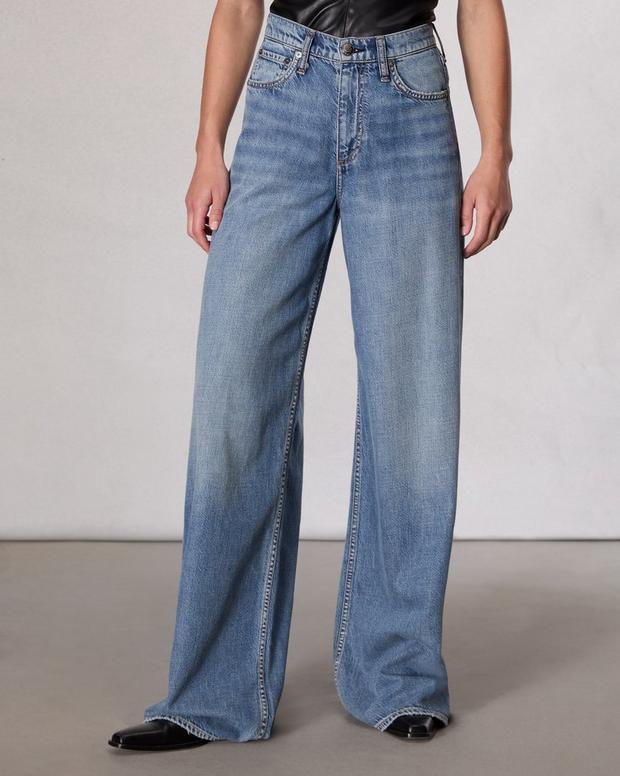 Rag & Bone Featherweight Sofie Wide-Leg Jean