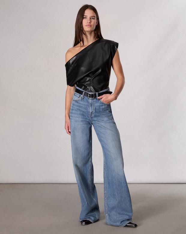 rag & bone Featherweight Sofie Wide-Leg Jean