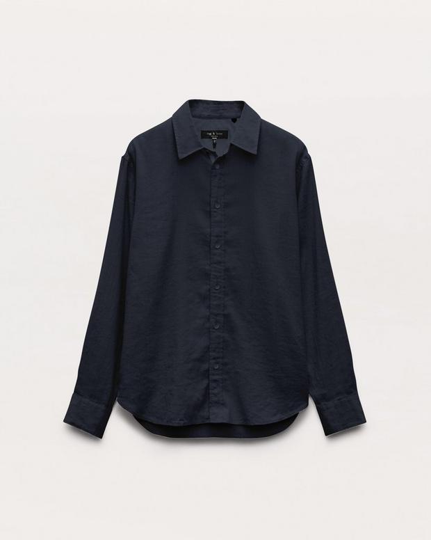 Rag & Bone Finch Linen-Blend Shirt