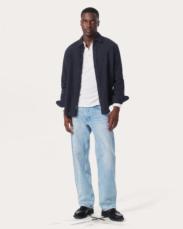 Rag & Bone Finch Linen-Blend Shirt