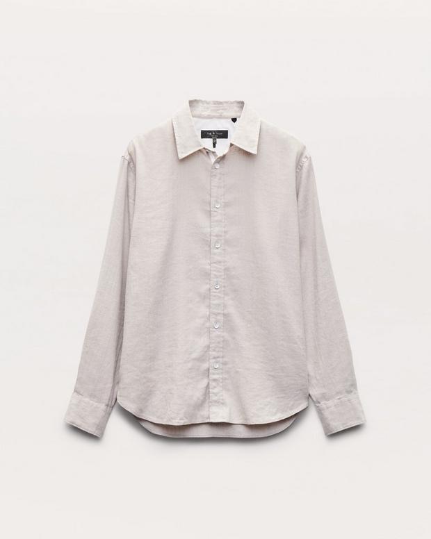 Rag & Bone Finch Linen-Blend Shirt