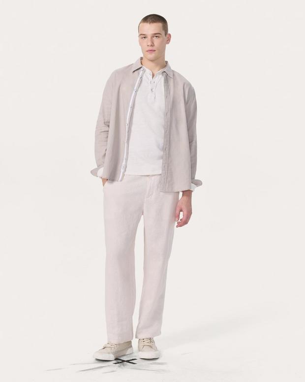 Rag & Bone Finch Linen-Blend Shirt