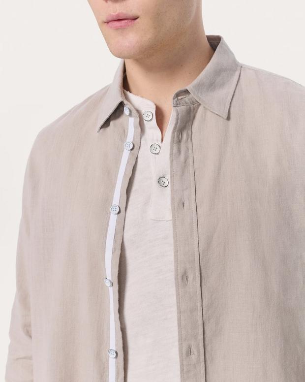 Rag & Bone Finch Linen-Blend Shirt