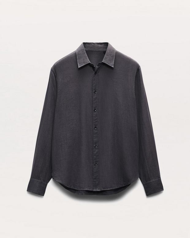 Rag & Bone Finch Striped Cotton Gauze Shirt
