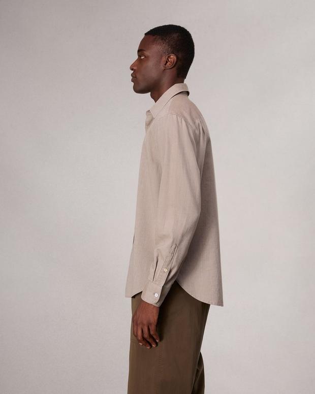 Rag & Bone Finch Textured Striped Shirt