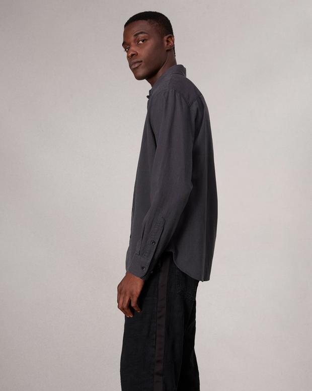 Rag & Bone Finch Textured Striped Shirt