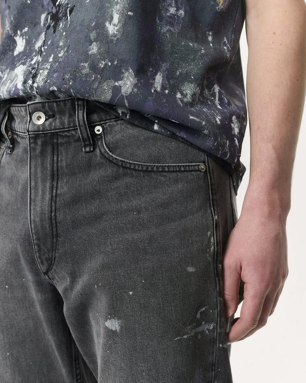 Rag & Bone Fit 4 Hand-Painted Straight Fit Jeans