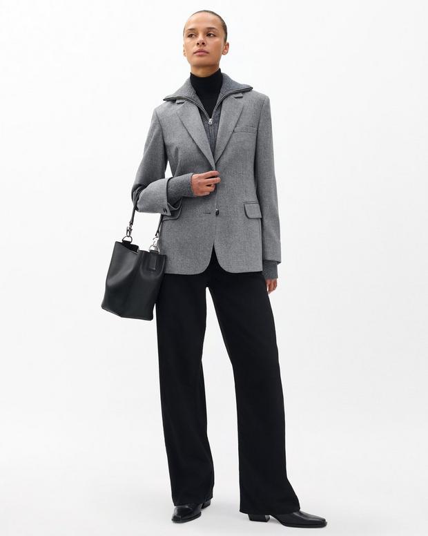 Rag & Bone Frank Mixed-Media Blazer