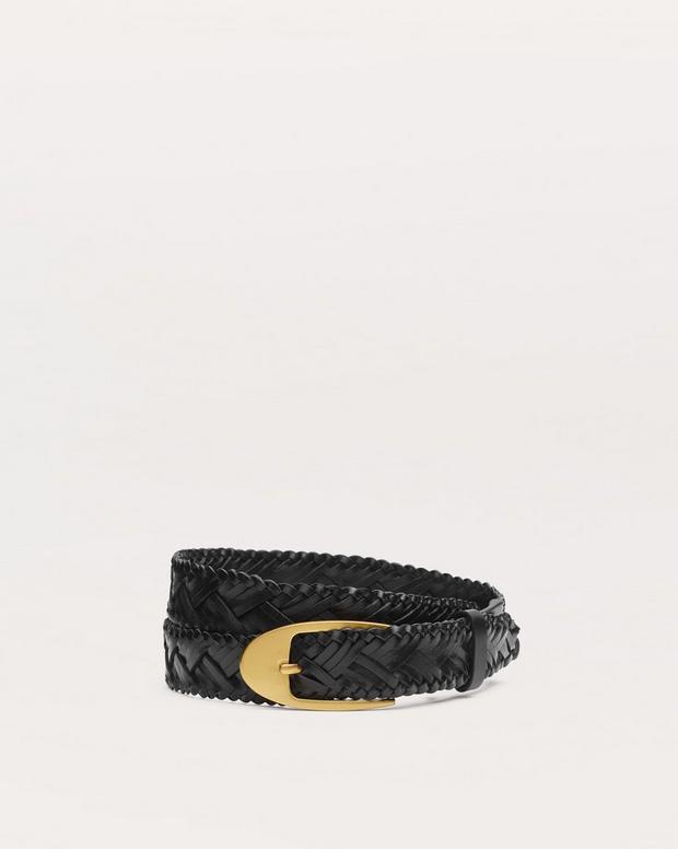 rag & bone Gemma Woven Leather Belt