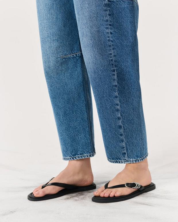 Rag & Bone Gia Leather Flip Flops