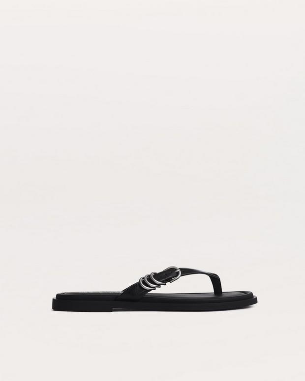 rag & bone Gia Leather Flip Flops