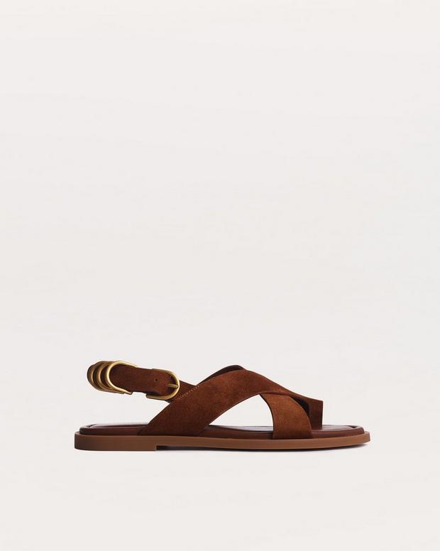rag & bone Gia Suede Crossover Sandals