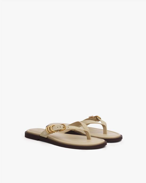 Rag & Bone Gia Suede Flip Flops