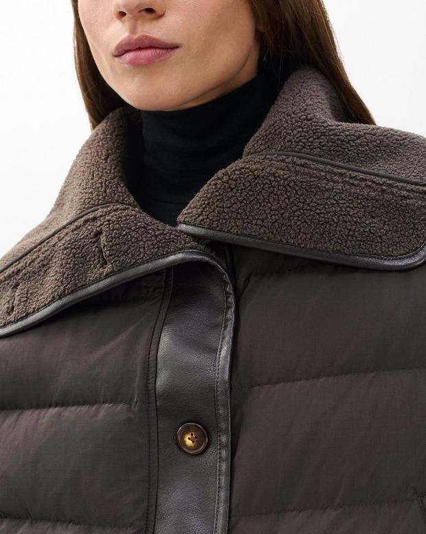 Rag & Bone Gloria Mixed-Media Puffer Jacket