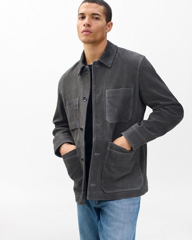 rag & bone Graham Suede Chore Jacket