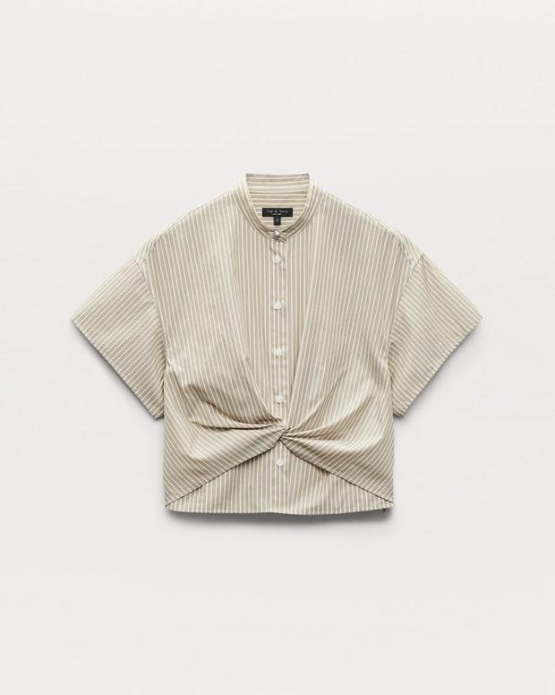 Rag & Bone Gretchen Striped Poplin Shirt